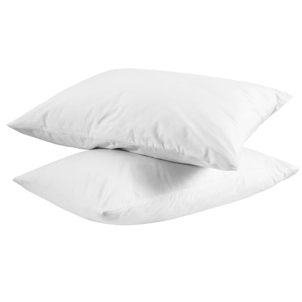 Federe Cuscino Letto, Misto Cotone, Tinta Unita (Misure 52x82cm), Chiusura a Busta, Fodera Cuscini, Copri Cuscino Letto, Federe Cuscini, Cotone