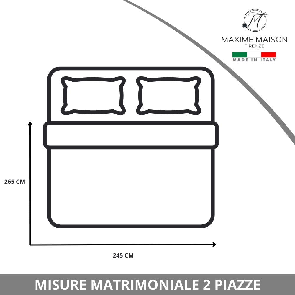 MAXIME MAISON Firenze Trapuntino Primavera Estate Double-Face in Morbida Microfibra Imbottitura 100 gr/mq