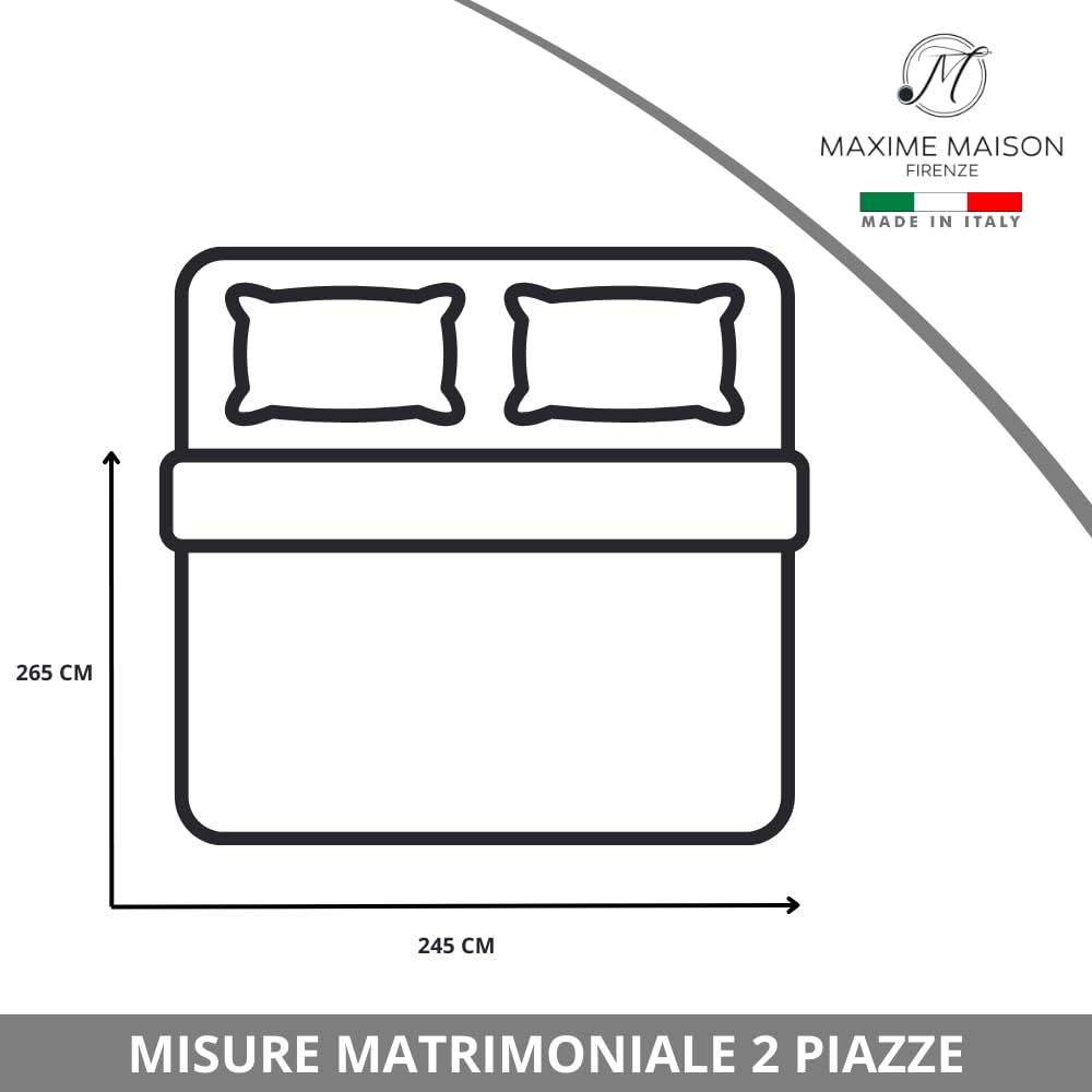 MAXIME MAISON Firenze Trapuntino Primavera Estate Double-Face in Morbida Microfibra Imbottitura 100 gr/mq