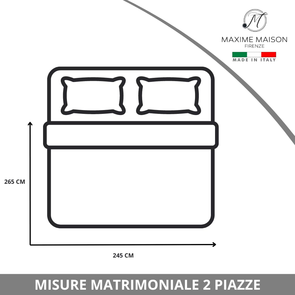 MAXIME MAISON Firenze Trapuntino Primavera Estate Double-Face in Morbida Microfibra Imbottitura 100 gr/mq