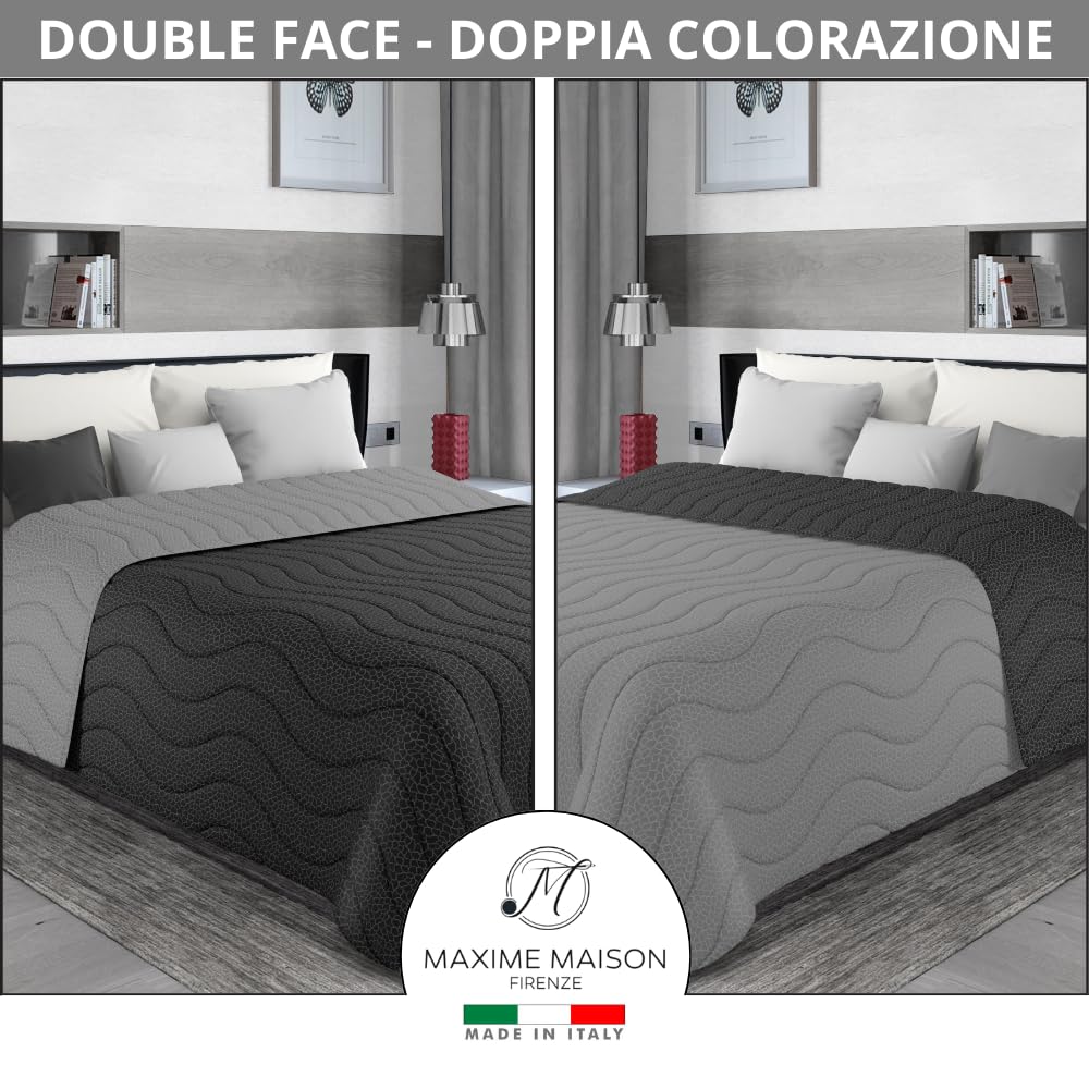 Trapuntino Mezza Stagione Double-Face in Morbida Microfibra Imbottitura 100 gr/mq