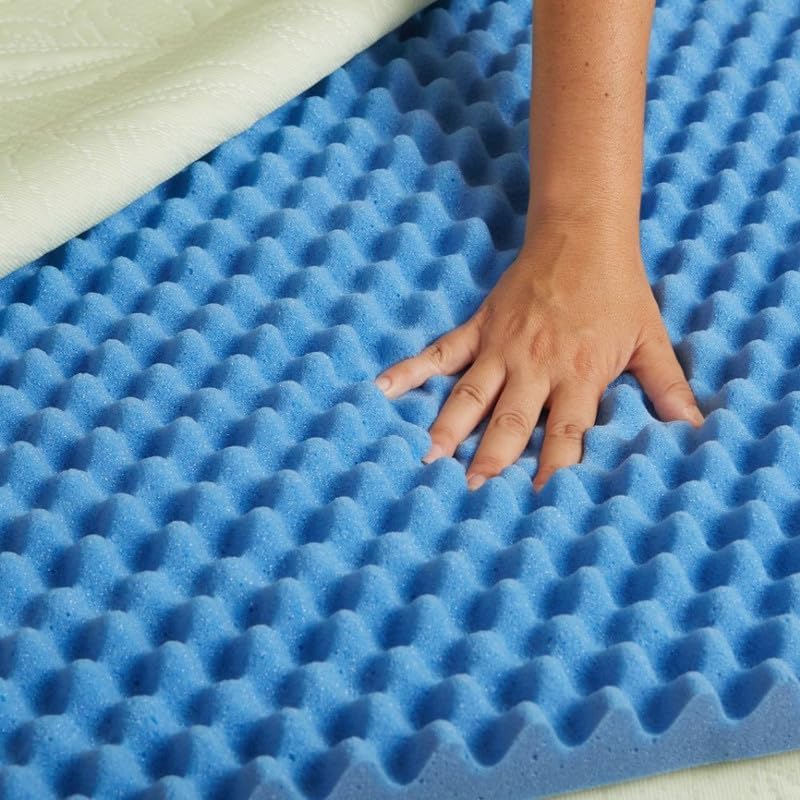 Topper Sfoderabile in Memory Foam da 5 cm, Prodotto Italiano Antiacaro e Anallergico, Correttore per Materassi Vecchi o Scomodi