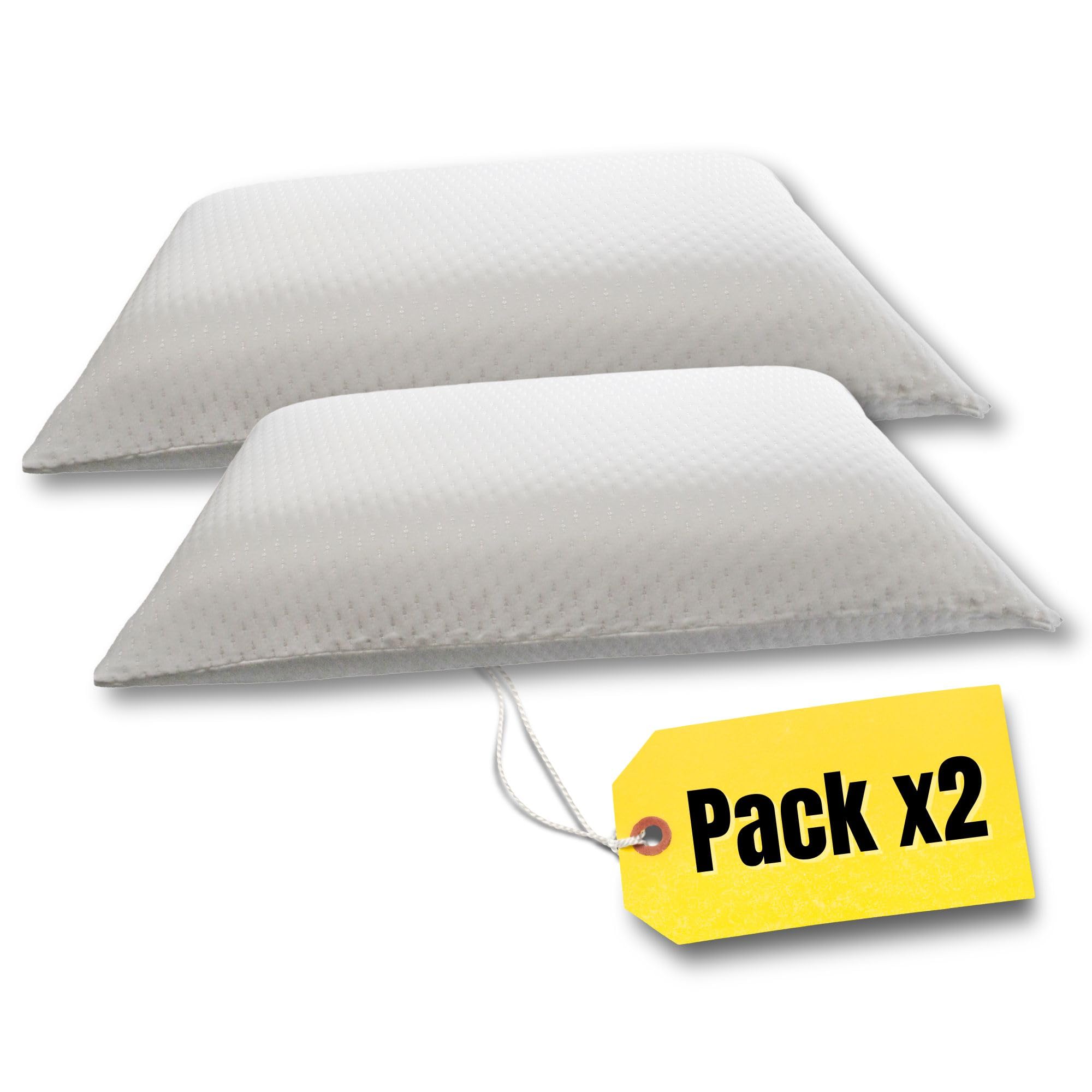 Coppia Cuscino Memory Foam Ortopedico (Altezza 11) Made in Italy