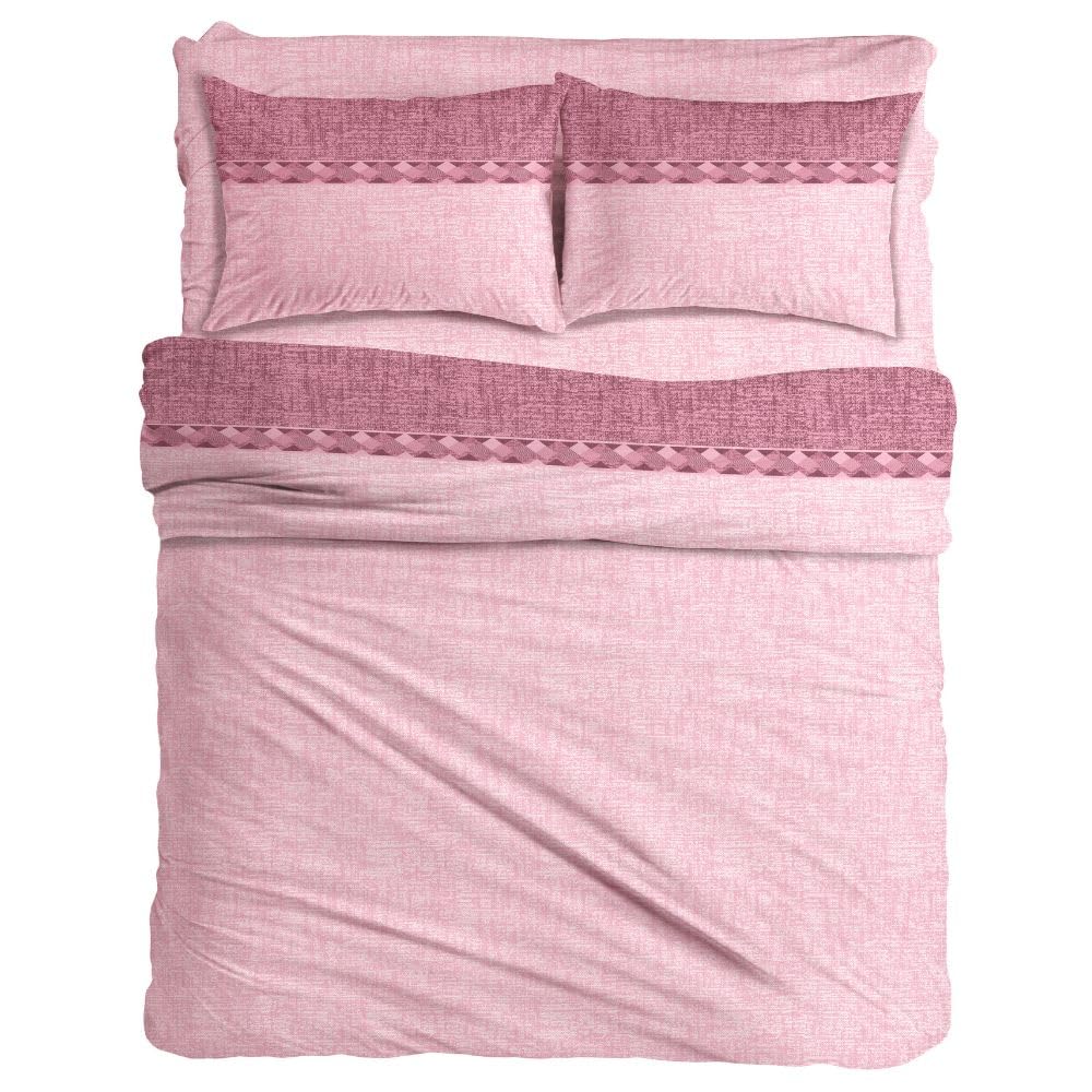 MAXIME MAISON Firenze - Set Lenzuola Letto Singolo Cotone 100% Completo con Federe Cuscini Stampate, Made in Italy Anallergico e Antiacaro (Motivo Ambra)