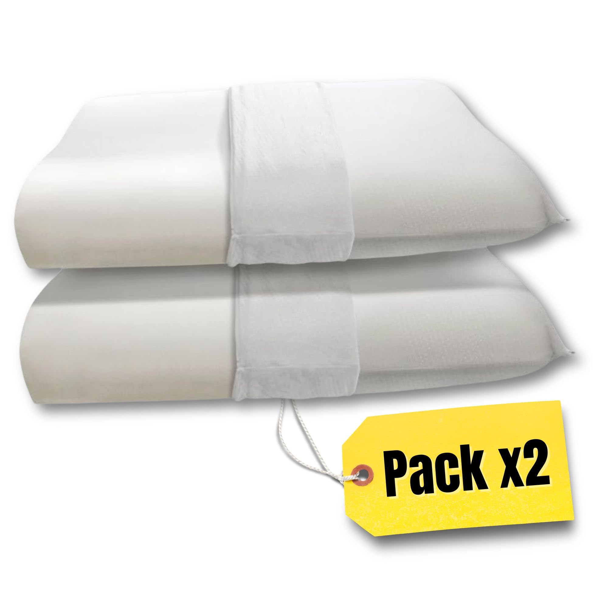 MAXIME MAISON - Coppia Cuscini Cervicale per Dormire, Cuscino Memory Foam Cervicale Ortopedico con Tecnologia a Doppia Onda Made in Italy, Cuscino Ergonomico Letto