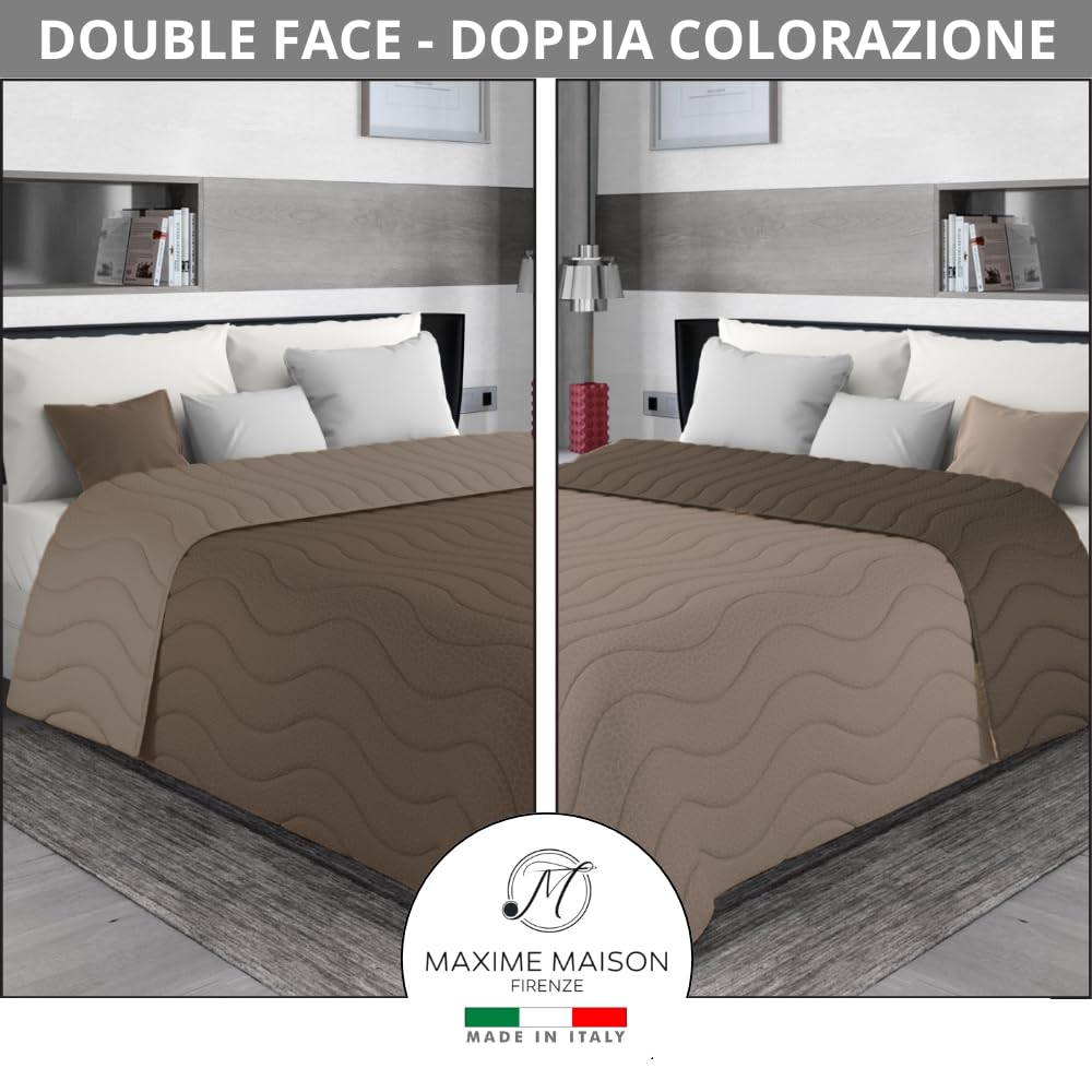 Trapuntino Mezza Stagione Double-Face in Morbida Microfibra Imbottitura 100 gr/mq