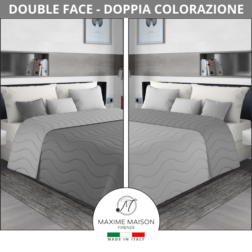 Trapuntino Mezza Stagione Double-Face in Morbida Microfibra Imbottitura 100 gr/mq