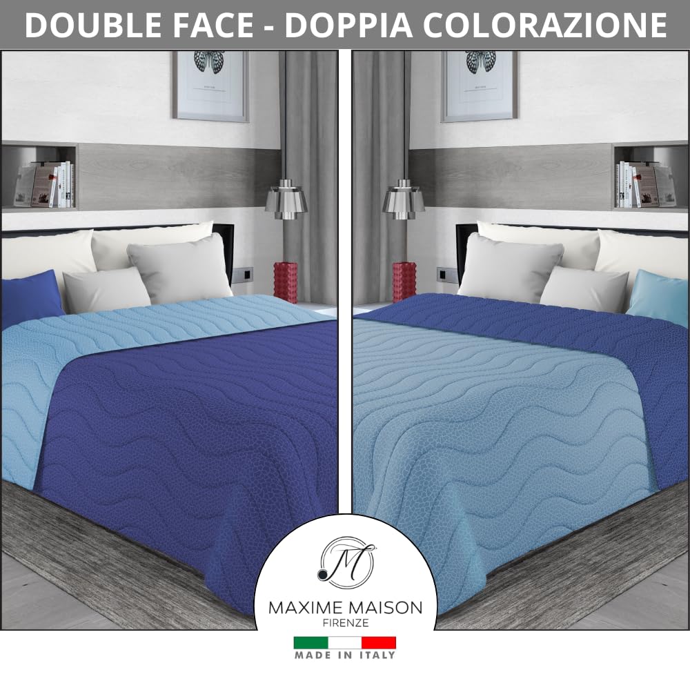 Trapuntino Mezza Stagione Double-Face in Morbida Microfibra Imbottitura 100 gr/mq