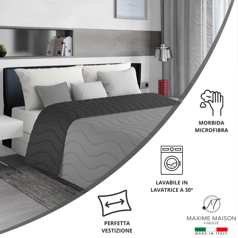 Trapuntino Mezza Stagione Double-Face in Morbida Microfibra Imbottitura 100 gr/mq