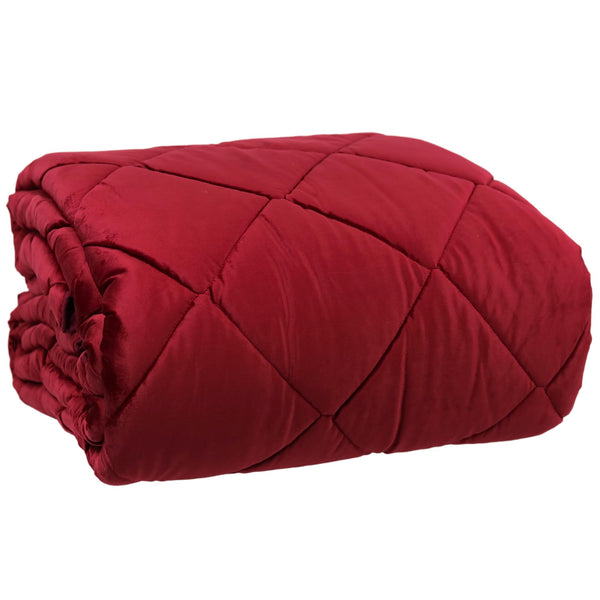 Trapunta Autunnale / Invernale, Copriletto Morbido Velluto, 3 Misure Disponibili