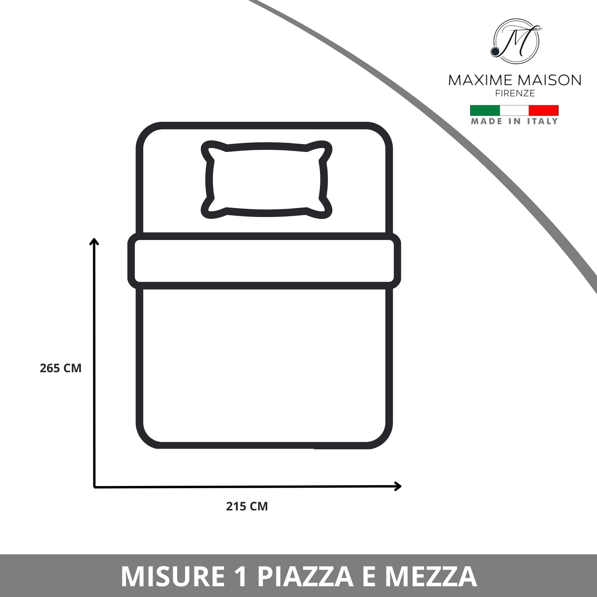 MAXIME MAISON Firenze Trapuntino Primavera Estate Double-Face in Morbida Microfibra Imbottitura 100 gr/mq