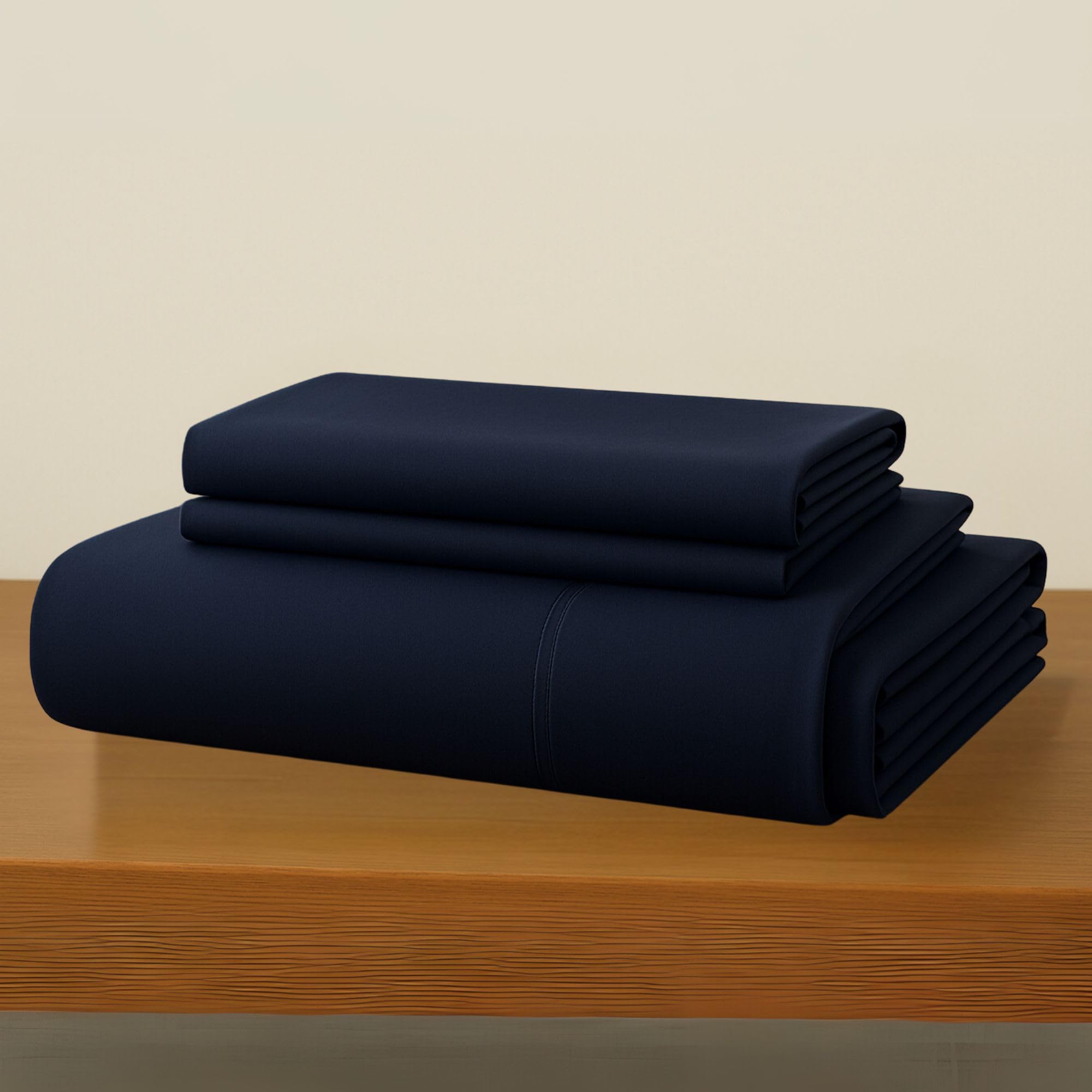 MAXIME MAISON - Set Lenzuola Cotone, Completo con Federe Cuscini Tinta Unita, Prodotto Made in Italy Anallergico