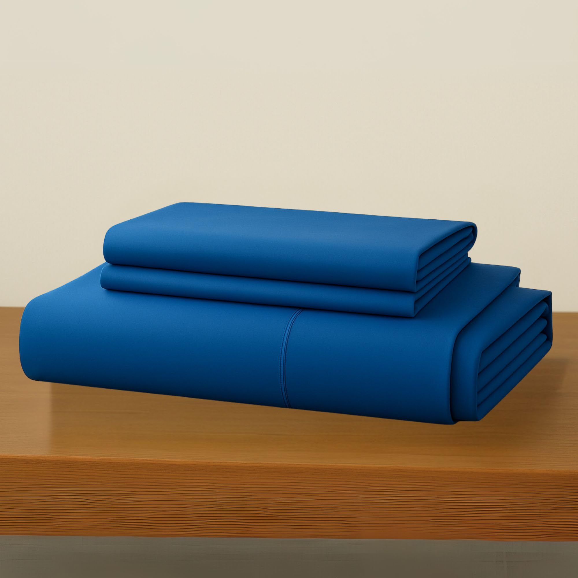 MAXIME MAISON - Set Lenzuola Cotone, Completo con Federe Cuscini Tinta Unita, Prodotto Made in Italy Anallergico