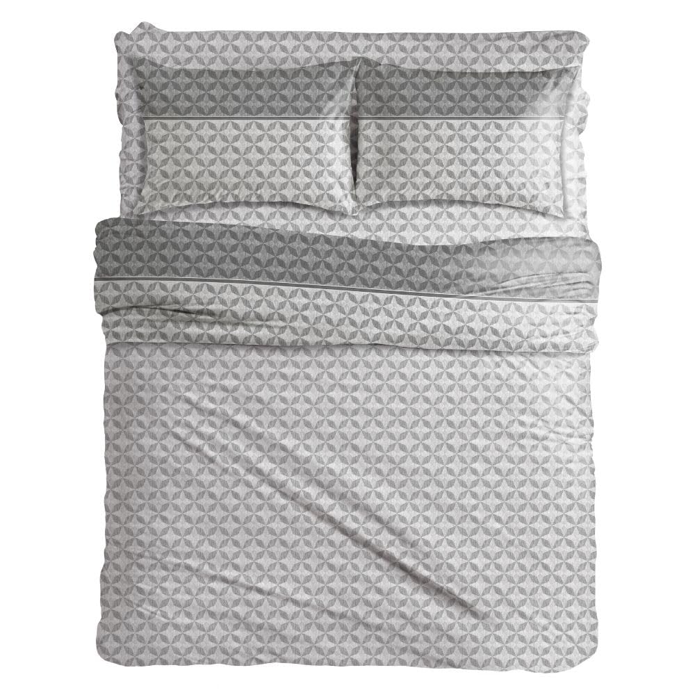 MAXIME MAISON Firenze - Set Lenzuola Letto Singolo Cotone 100% Completo con Federe Cuscini Stampate, Made in Italy Anallergico e Antiacaro (Motivo Ambra)