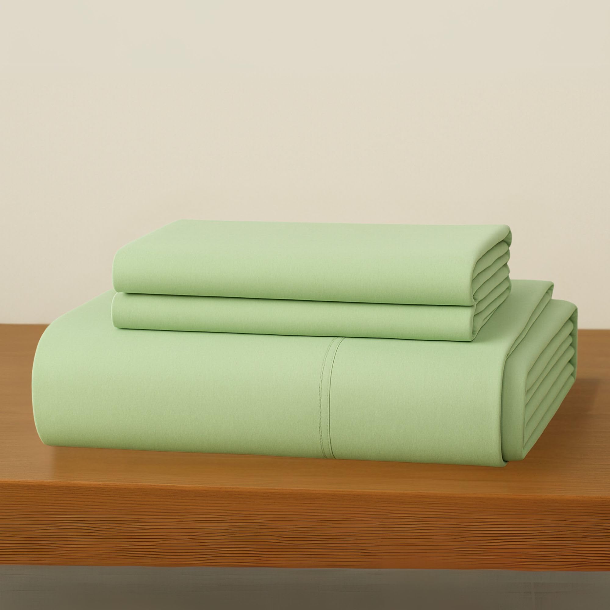 MAXIME MAISON - Set Lenzuola Cotone, Completo con Federe Cuscini Tinta Unita, Prodotto Made in Italy Anallergico