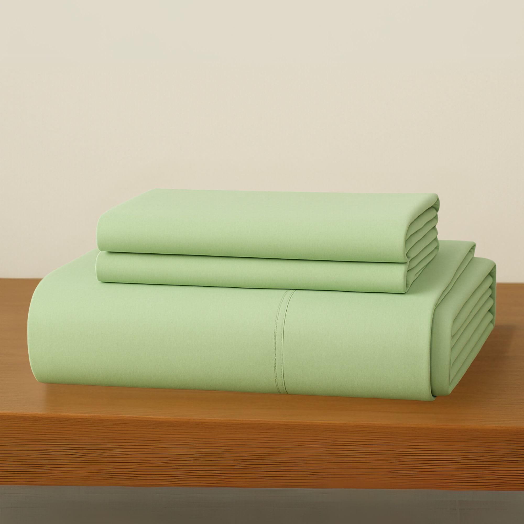 MAXIME MAISON - Set Lenzuola Cotone, Completo con Federe Cuscini Tinta Unita, Prodotto Made in Italy Anallergico