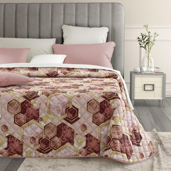 Copriletto (100 gr/mq) Mezza Stagione in Raso di Cotone Satin, Made in Italy