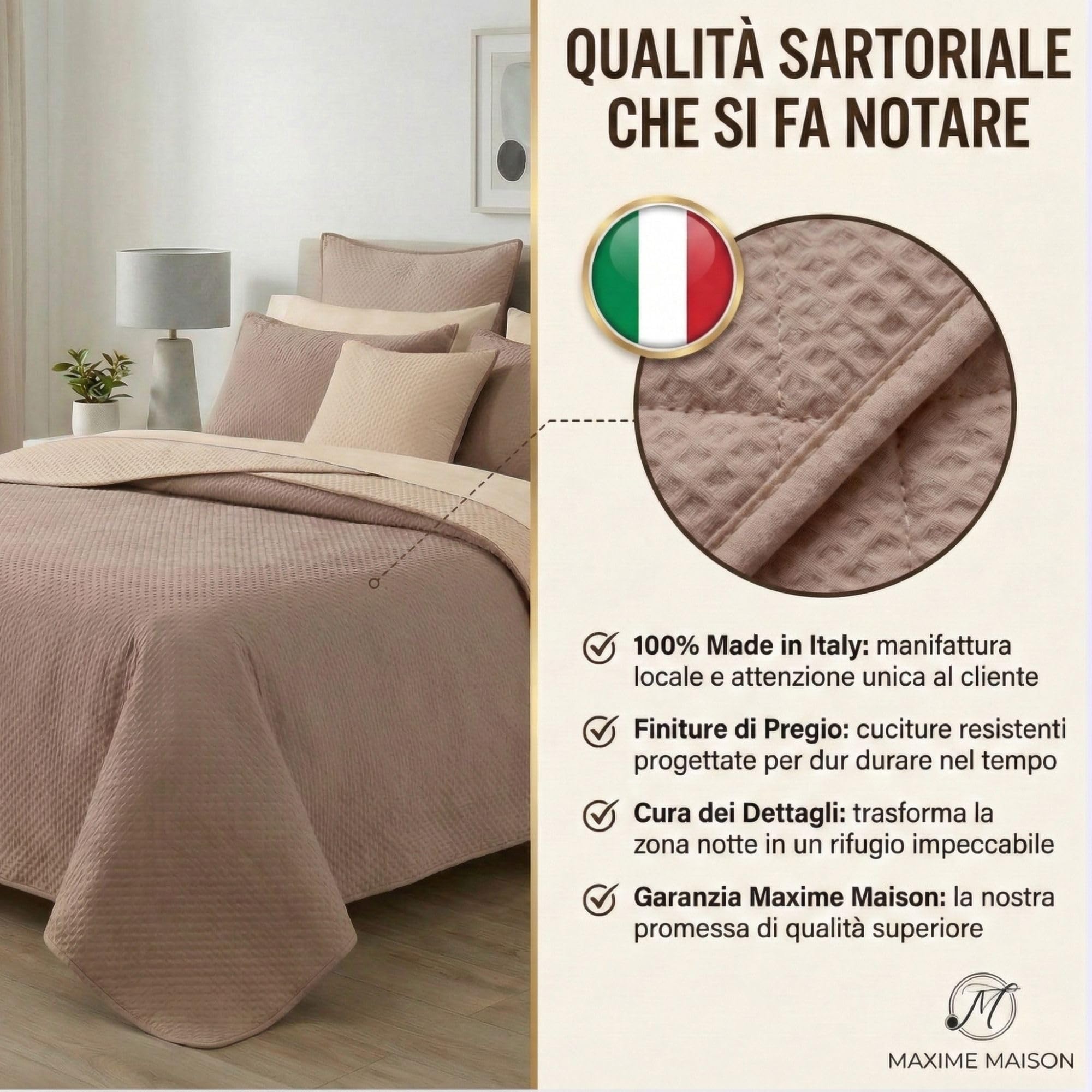 Trapuntino per la Mezza Stagione da 100gr/mq, in Morbida Microfibra Leggera