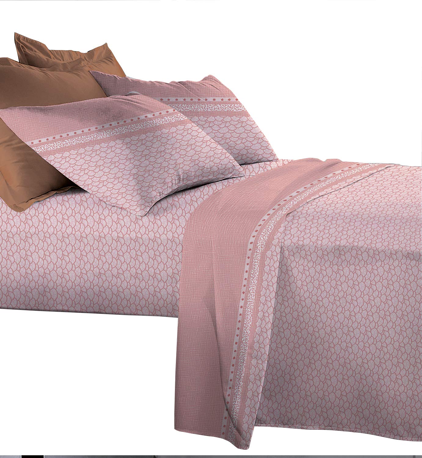 MAXIME MAISON - Set Lenzuola Letto Singolo 3 Pezzi, Completo Letto SIngolo in Microfibra Made in Italy, Biancheria da Letto 1 Lenzuolo con Angoli, 1 Lenzuolo Sopra, 1 Federa