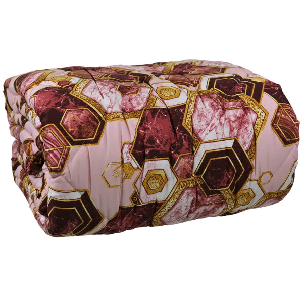 Trapunta Matrimoniale Invernale e Autunnale in Raso di Cotone, con Imbottitura Anallergica Anti Acaro, Made in Italy