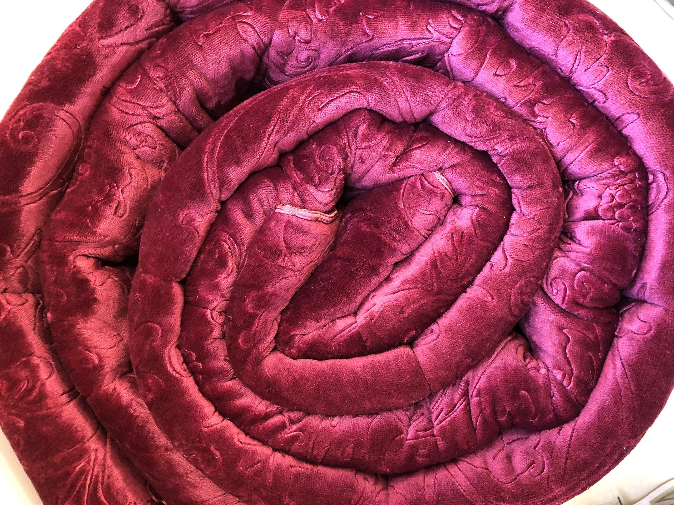 Trapunta Invernale in Morbido Velluto di Ciniglia Prodotta in Italia con trapuntatura a quadroni Mis. 270x260 cm.